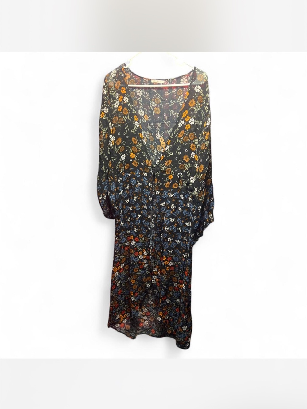Floral Whimsical Long Duster